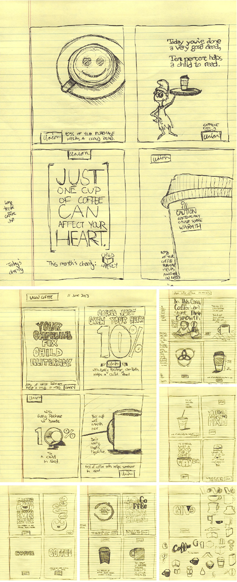 Creative Advertising Concept Sketches - by Tidal Wave Marketing, Inc.