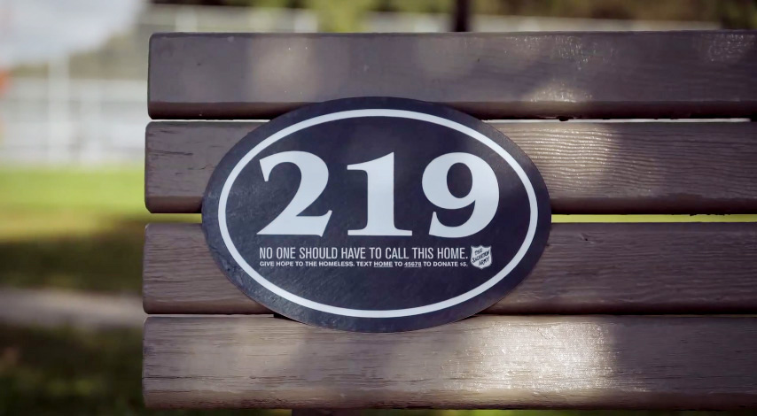 No one should have to call this home. Guerrilla Marketing - by Cossette for the Salvation Army