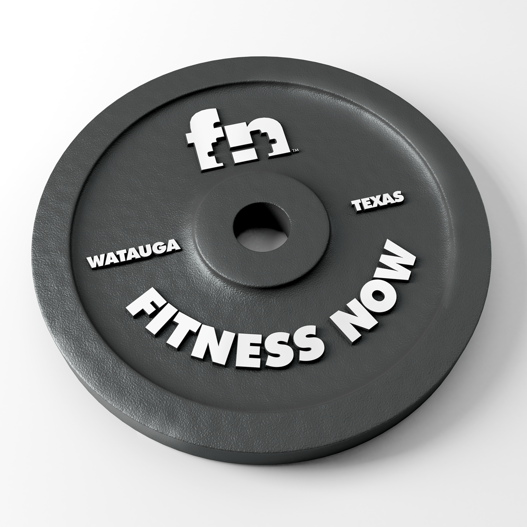 FitnessNow Logo Plate Weight Design - by Tidal Wave
