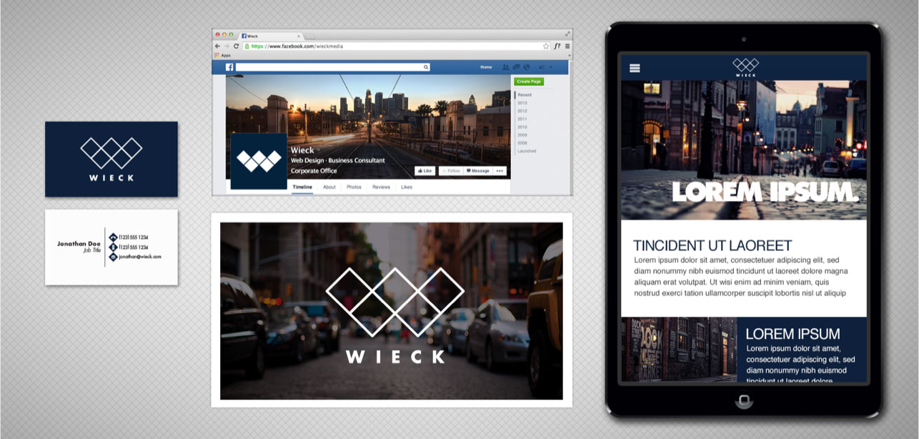 Wieck Trademark and Brand Identity Design - by Tidal Wave