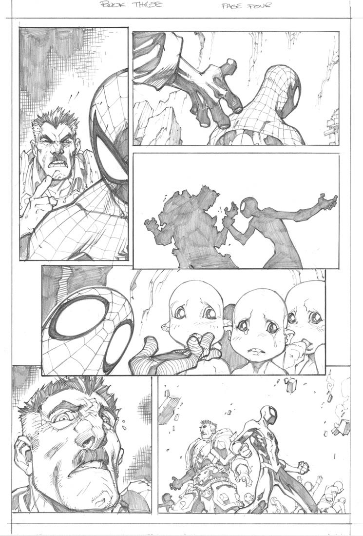 Avenging Spider-Man, Issue 3 - Pencils by Joe Madureira, via TidalWaveAgency.com