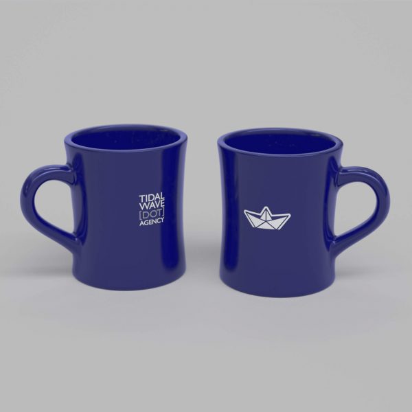 Blue Boat Mug - Product Shot